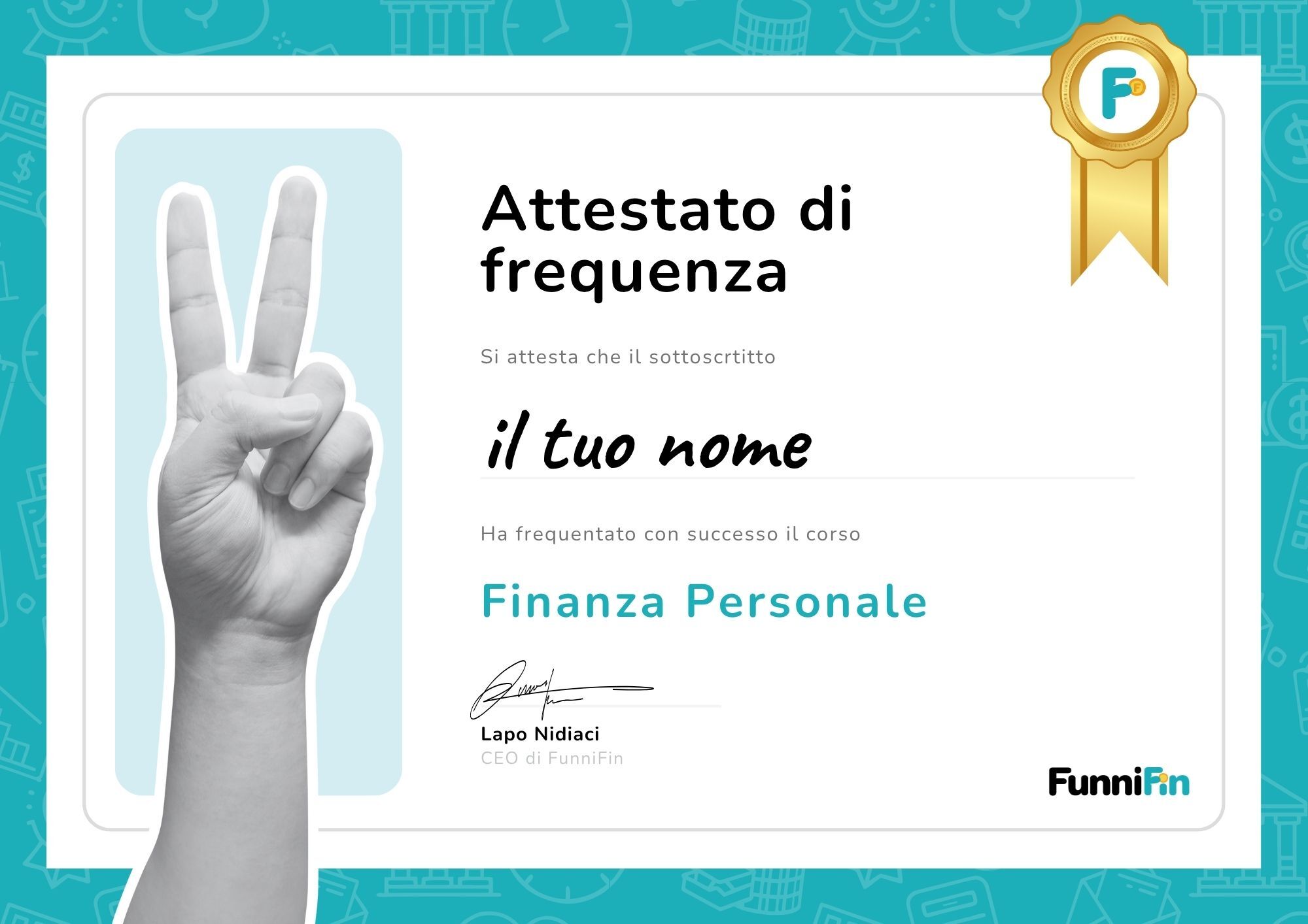Certificato Funnifin